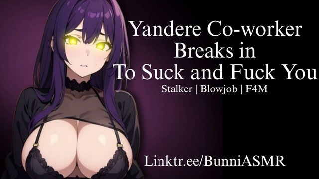 Yandere'li İş Arkadaşı Seni Emmek ve Sikmek İçin İçeri Giriyor | Ses / ASMR