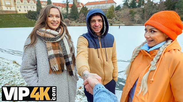 Pazar yürüyüşünde sikişimize katılması için bir kız bulduk