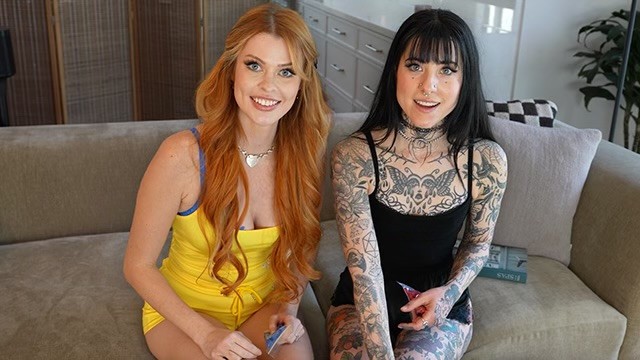 playful & breedable roommates use dating app to find a THIRD - Awlivv, Elly Clutch